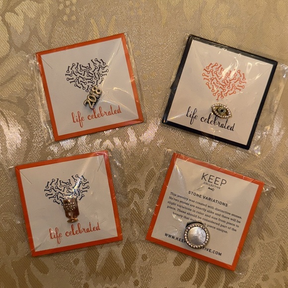 Brand New Keep Collective Pave Charms - Picture 6 of 7
